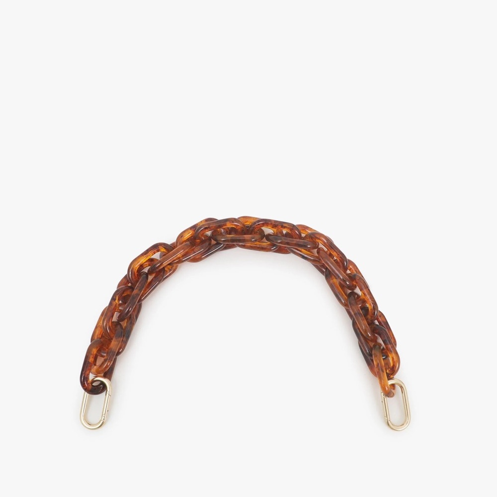 **SOLD** Clare V Tortoise Resin Shortie Strap